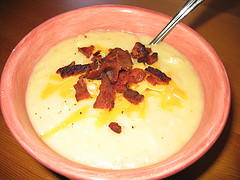 Sopa de puré de patata